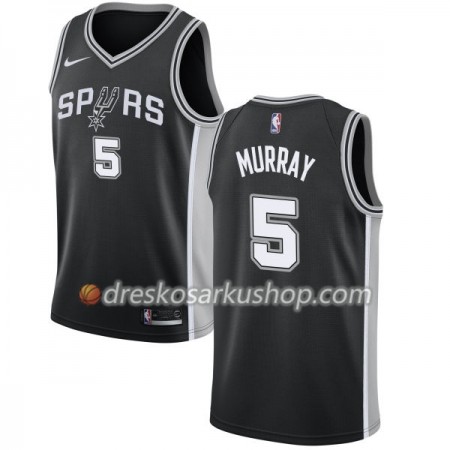 Muški NBA Dres San Antonio Spurs Dejounte Murray 5 Nike 2017-18 Crna Swingman